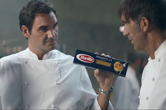 &nbsp;Roger Federer e Davide Oldani