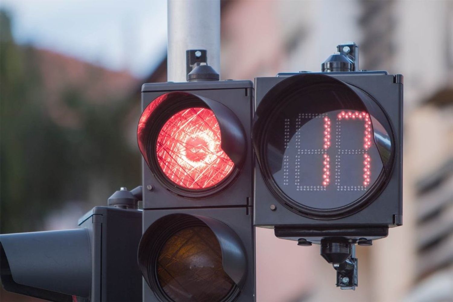 &nbsp;Semaforo con conto alla rovescia