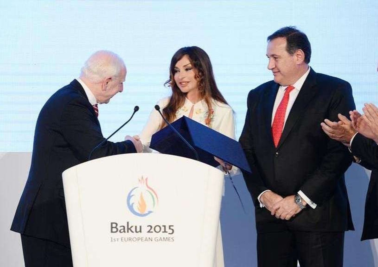 Azerbaigian: first lady presenta a Roma Giochi Olimpici Europei