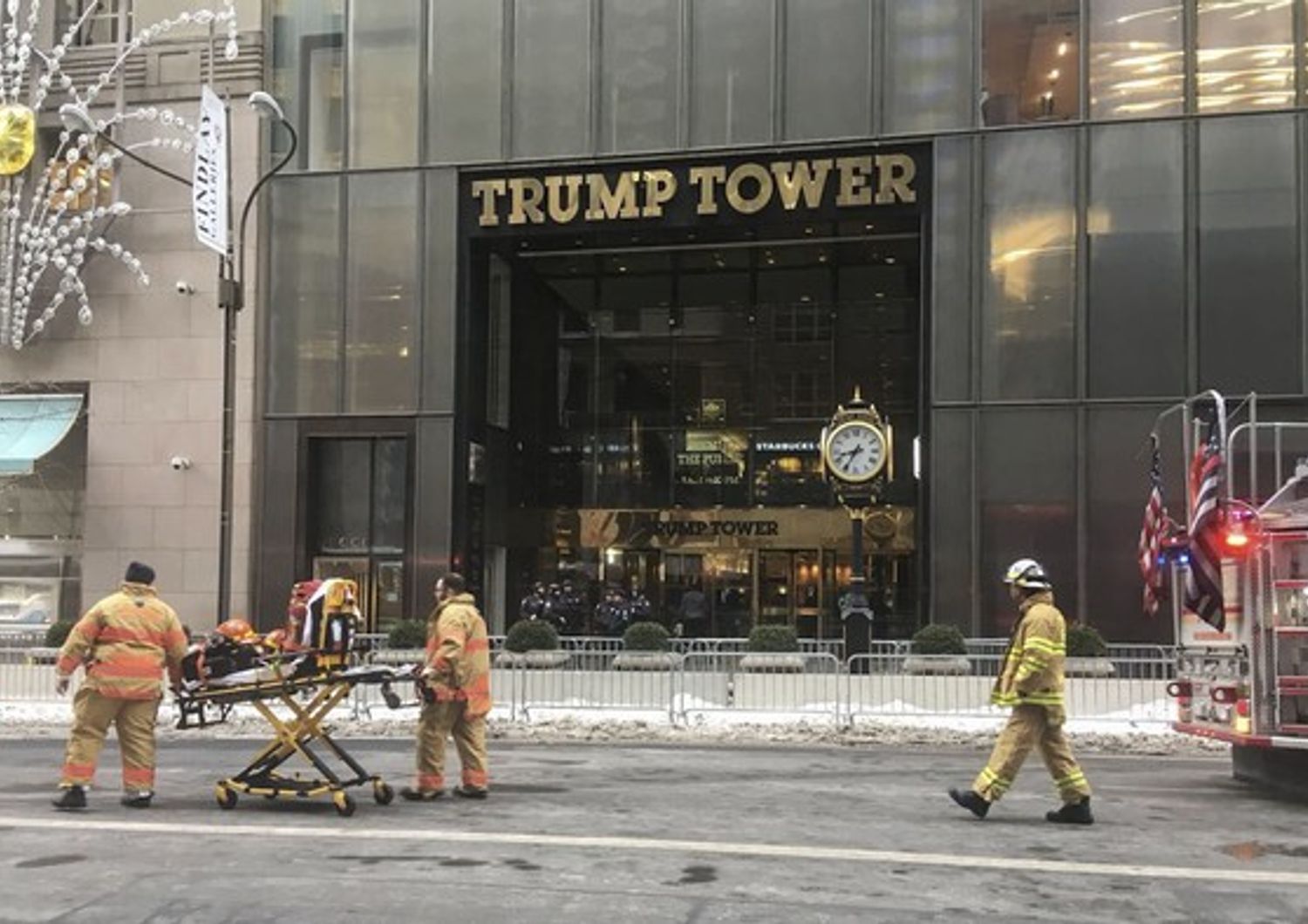 Incendio alla Tower Trump