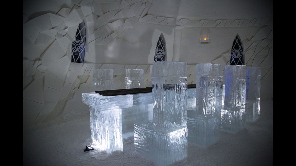 &nbsp;L'Hotel di Ghiaccio ispirato alla fiction il Trono di Spade