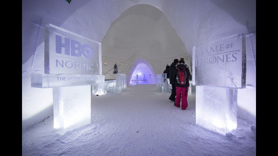 L'Hotel di Ghiaccio ispirato alla fiction il Trono di Spade