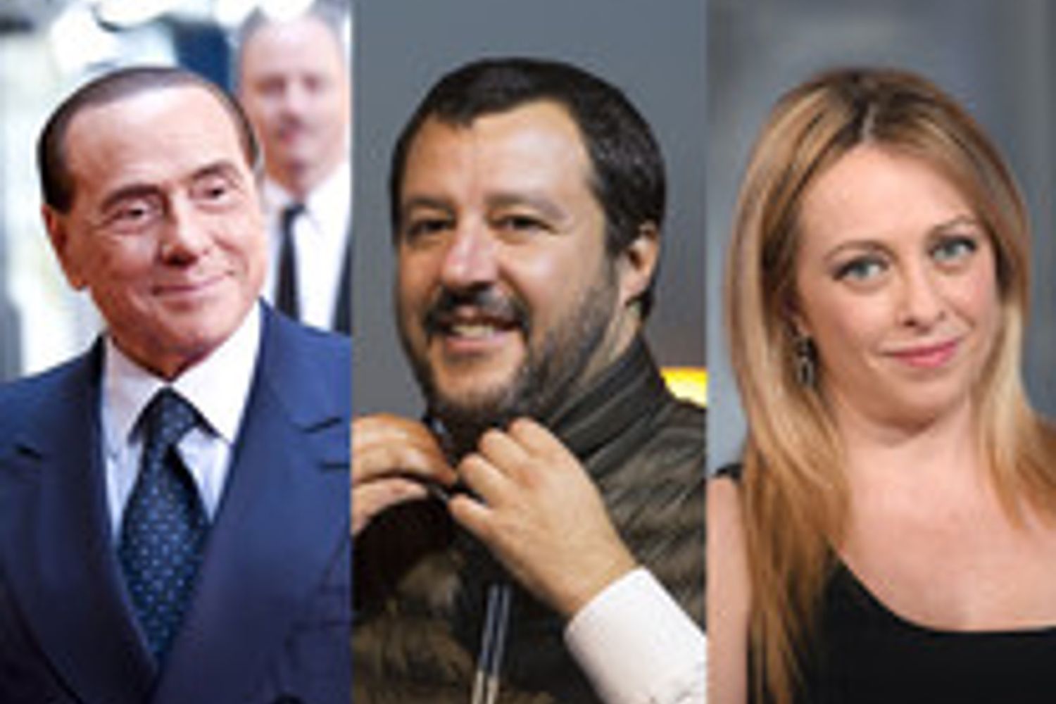 &nbsp; Berlusconi Salvini Meloni