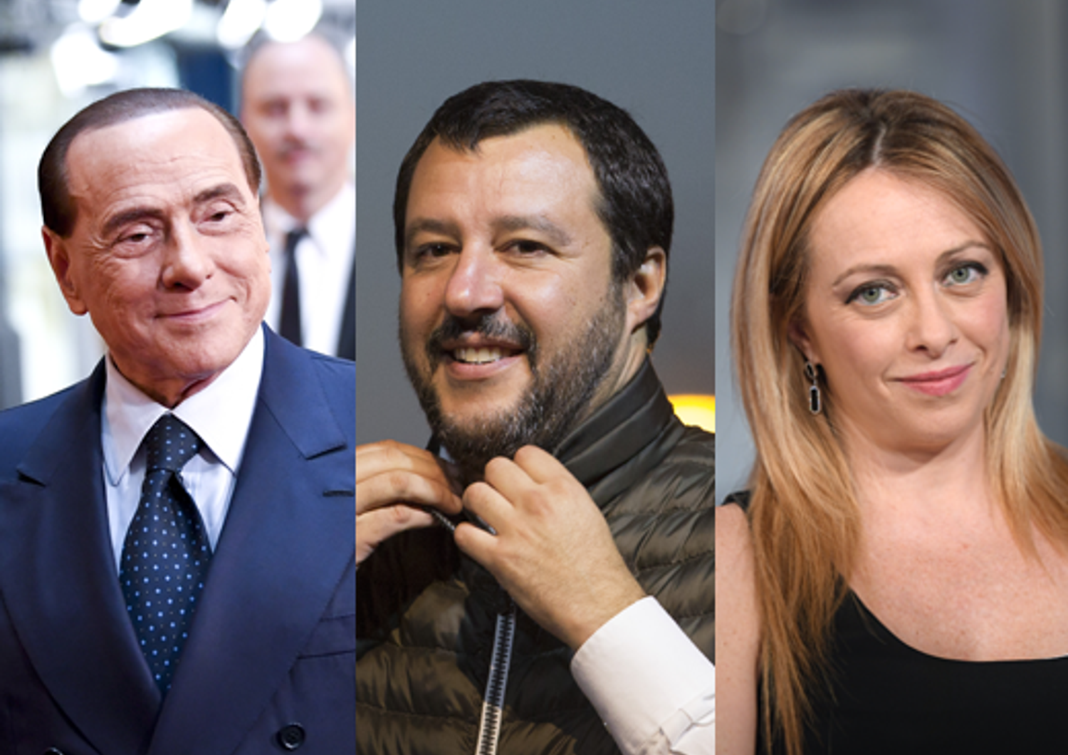 &nbsp; Berlusconi Salvini Meloni