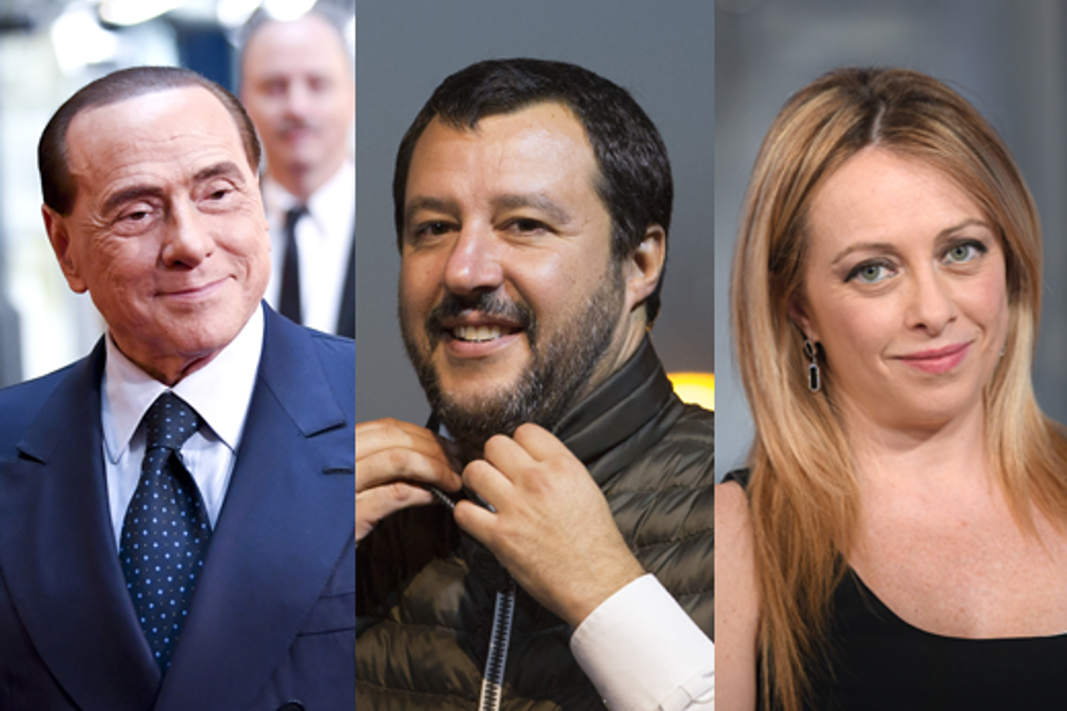 Berlusconi Salvini Meloni