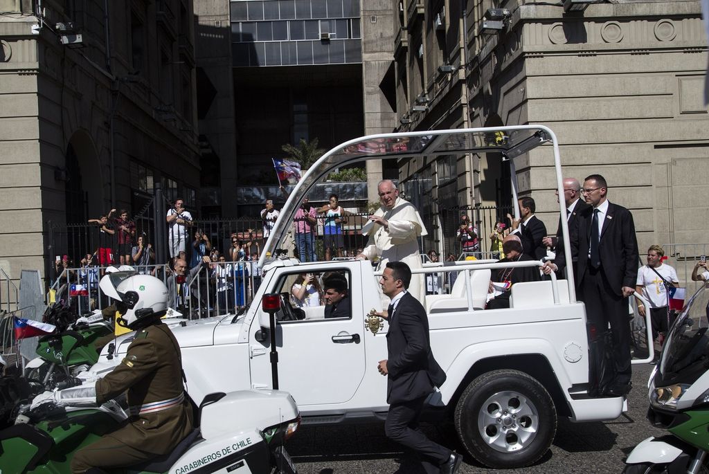&nbsp; Papa Francesco in Cile