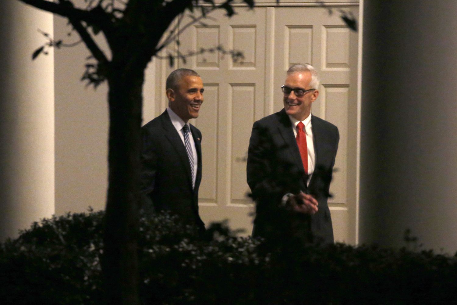 Barack Obama e Denis&nbsp;McDonough&nbsp;