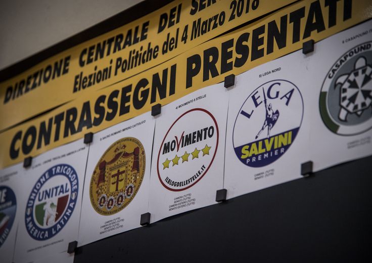 &nbsp;Simboli partiti elezioni 2018
