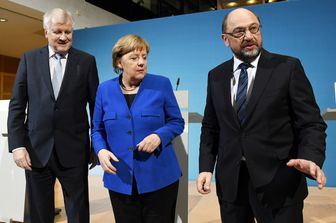 &nbsp;Angela Merkel e Martin Shulz