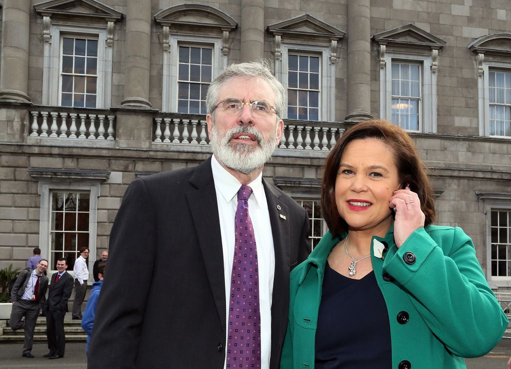 &nbsp;Gerry Adams e Mary Lou McDonald