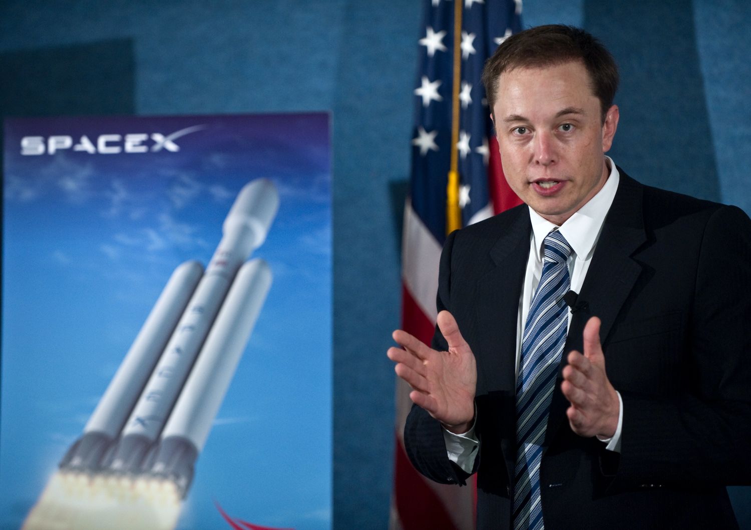&nbsp;Elon Musk, ad di Space X