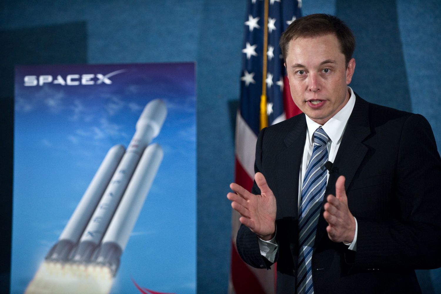 &nbsp;Elon Musk, ad di Space X