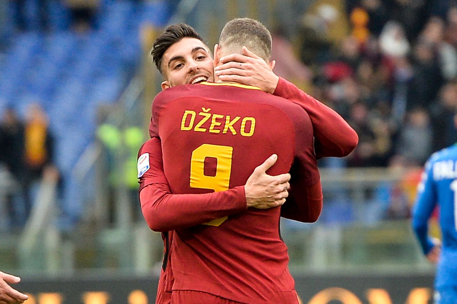&nbsp;Lorenzo Pellegrini e Edin Dzeko