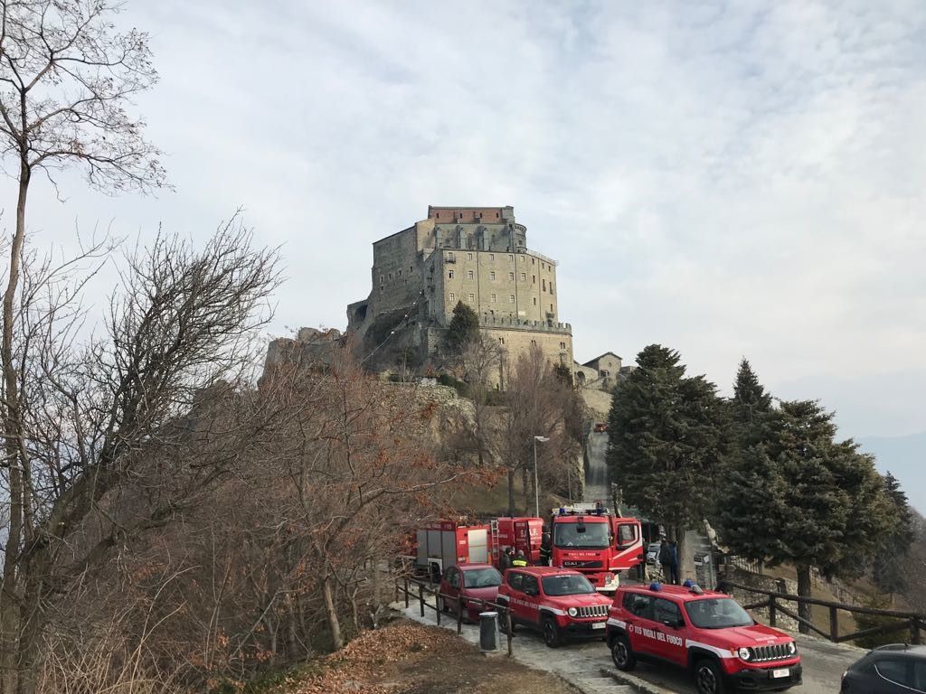 &nbsp;Sacra di San Michele dopo l'incendio&nbsp;