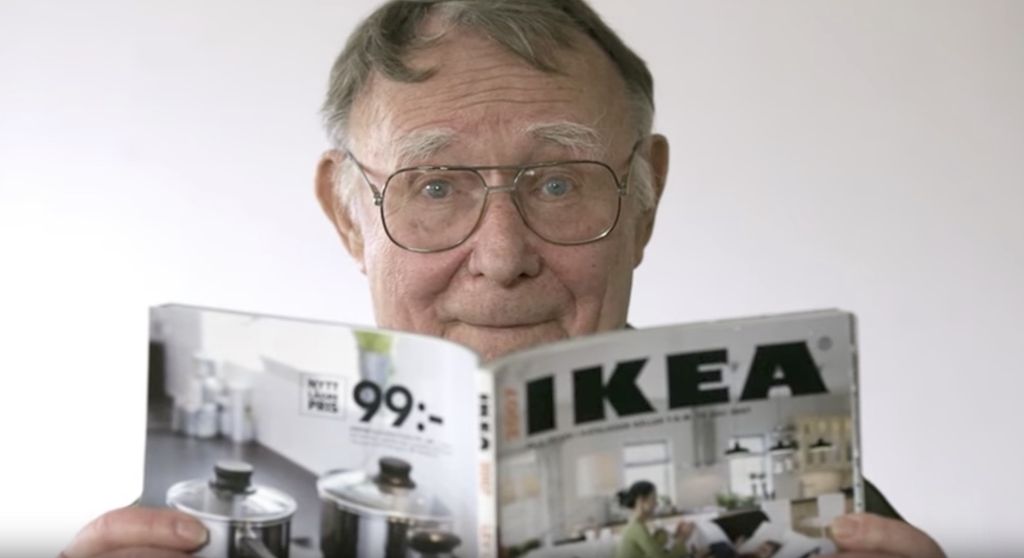 Ingvar Kamprad fondatore di Ikea &nbsp;