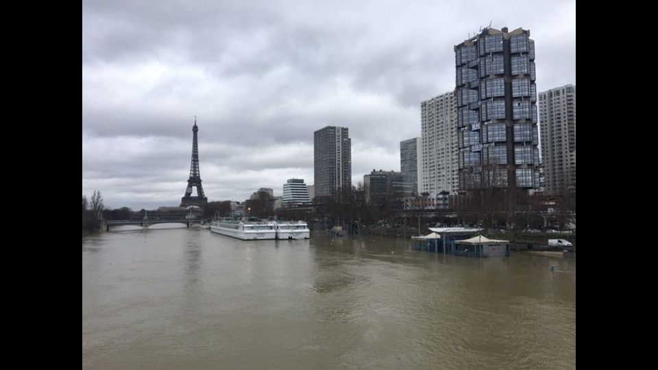 La Senna in piena&nbsp;