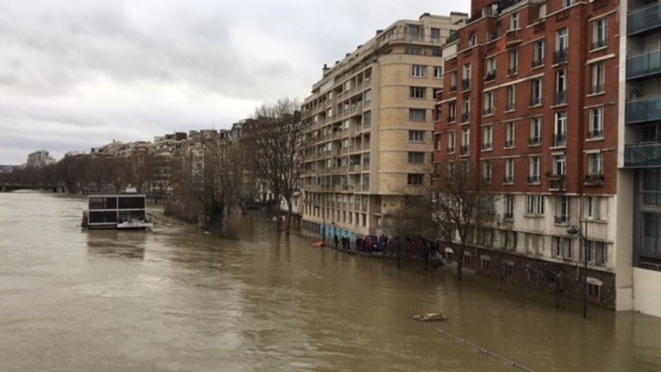 La Senna in piena&nbsp;