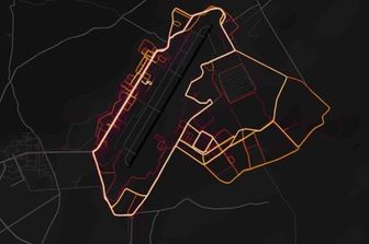 &nbsp;App Strava base militare tracciata dal Gps