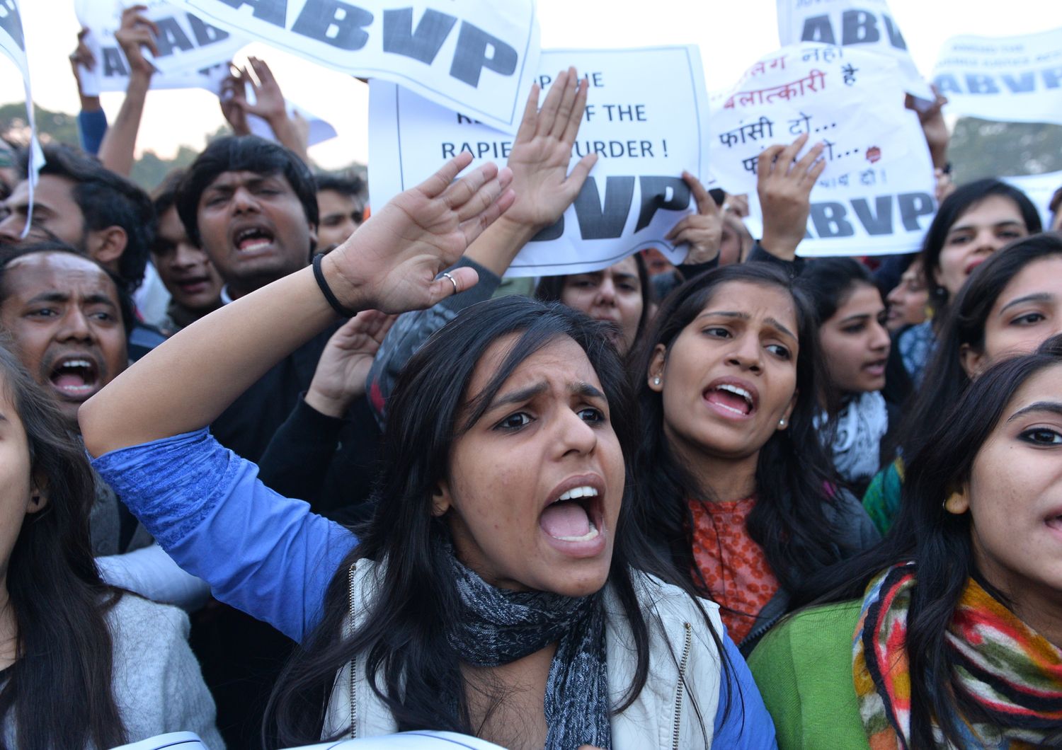&nbsp;Proteste a Nuova Delhi