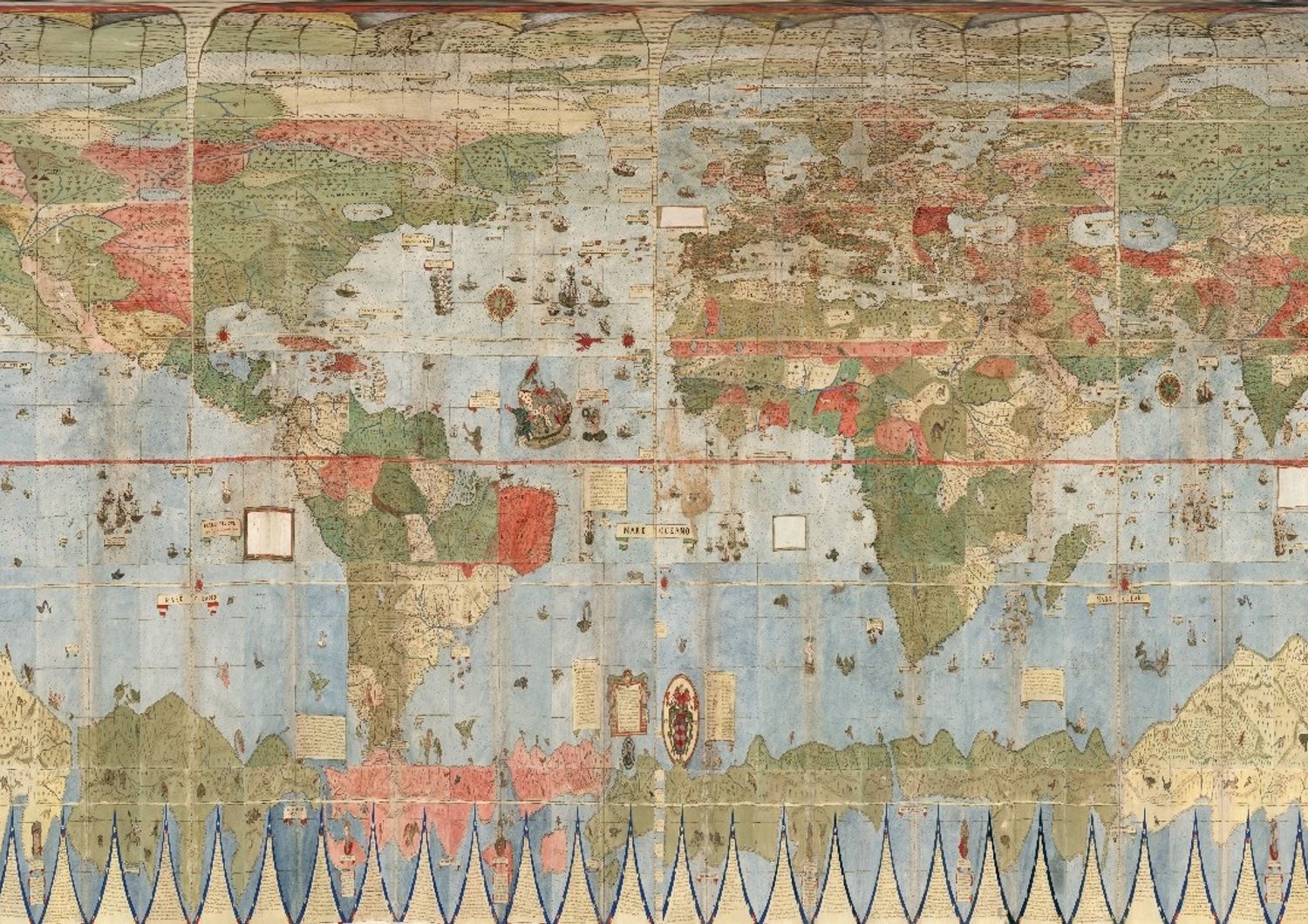 A Stanford hanno digitalizzato la pi&ugrave; grande mappa del mondo del 1500, &egrave; di un italiano