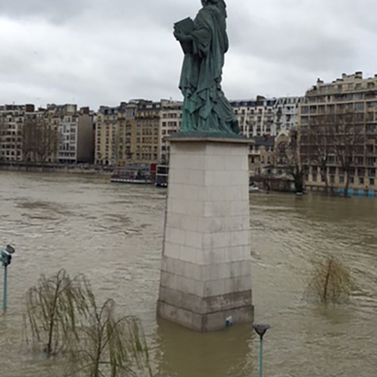 La Senna in piena&nbsp;