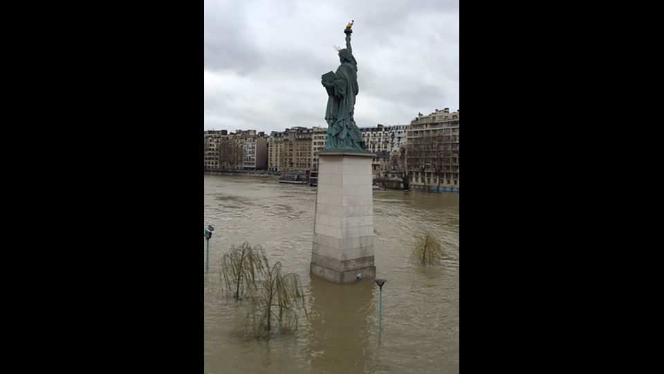 La Senna in piena&nbsp;