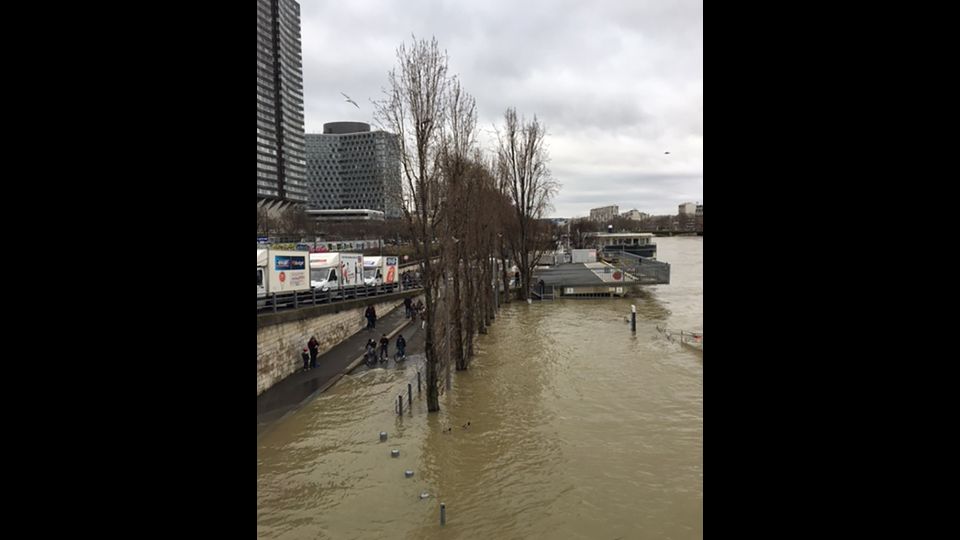 La Senna in piena&nbsp;