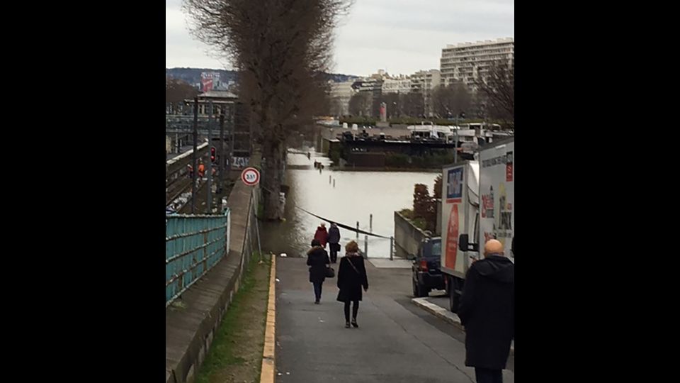 La Senna in piena&nbsp;