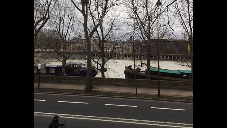 La Senna in piena&nbsp;