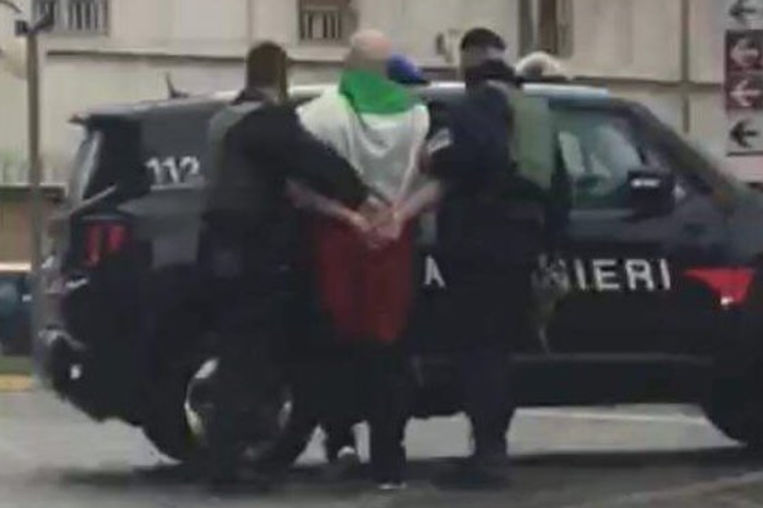 &nbsp;L'arresto di Luca Traini, responsabile della sparatoria di Macerata