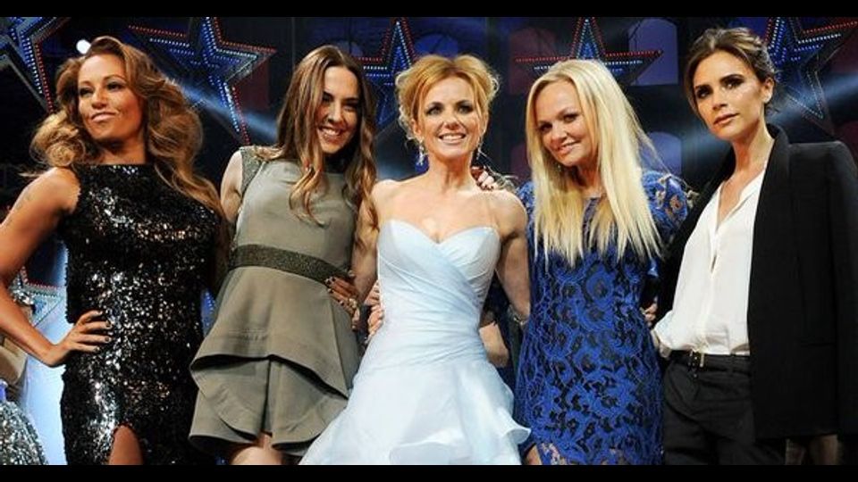 Le Spice Girls, tra cui Victoria Beckham&nbsp;