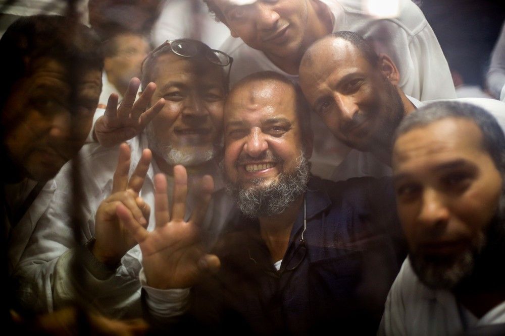 &nbsp;Processo ad esponenti della Fratellanza musulmana. Il Cairo, ottobre 2017