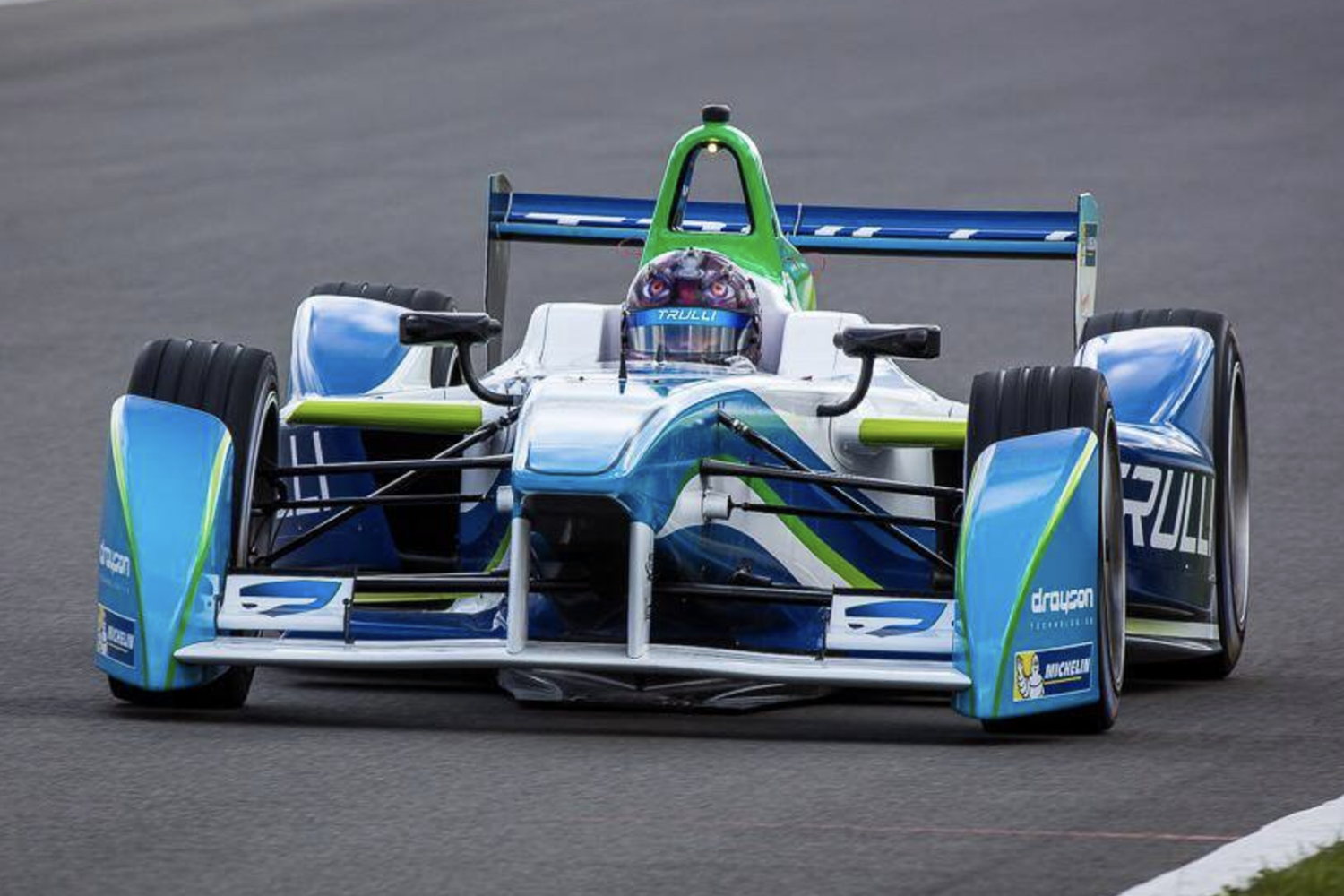 &nbsp;Michela Cerruti sulla Formula E della scuderia di Jarno Trulli