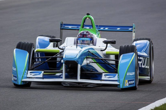 &nbsp;Michela Cerruti sulla Formula E della scuderia di Jarno Trulli