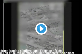 Ecco il video dell&#39;abbattimento del drone iraniano in Israele