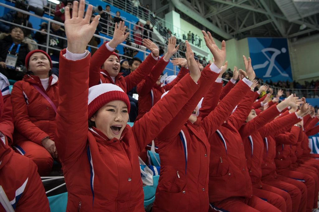 &nbsp;Le cheerleader di Pyongyang