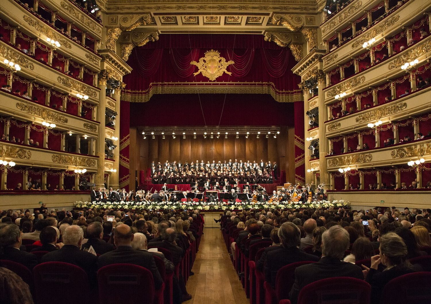 Interno Teatro alla Scala