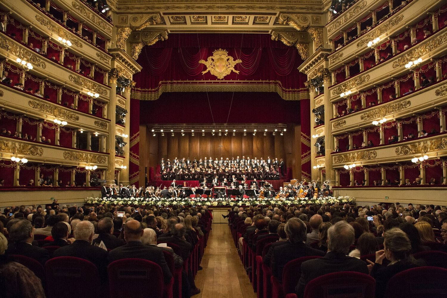 Interno Teatro alla Scala&nbsp;