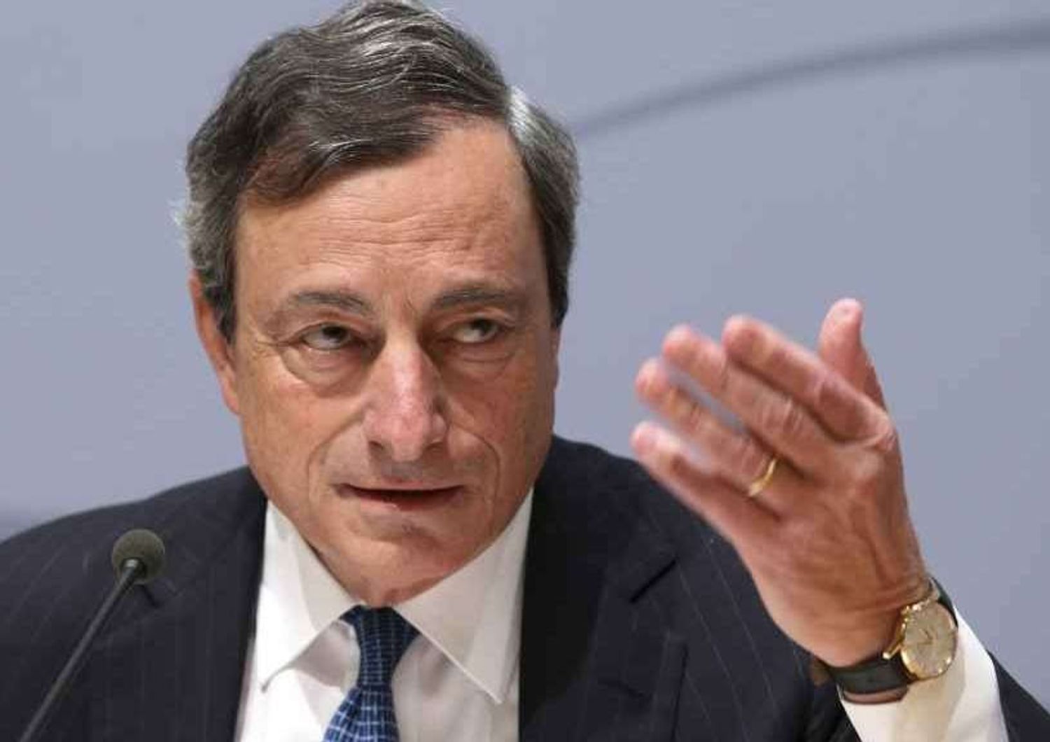 Inflazione: Draghi, aumento graduale da 2015