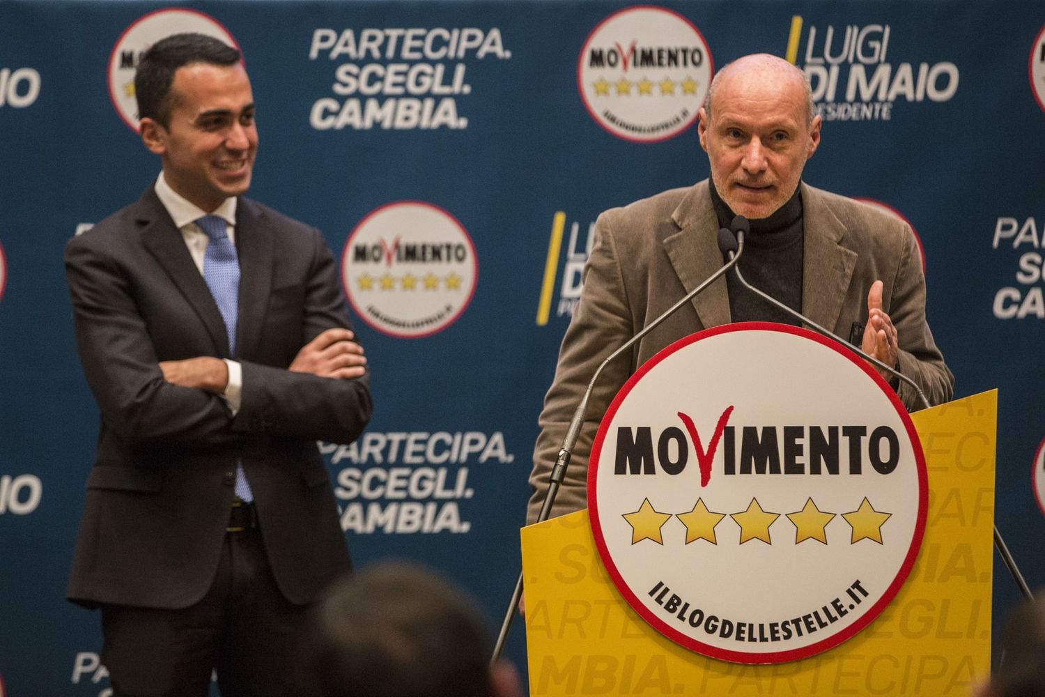 &nbsp;Luigi Di Maio e Gregorio De Falco