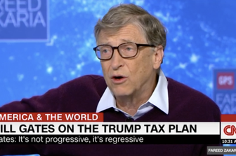 Bill Gates alla CNN: &quot;Noi ricchi dovremmo pagare pi&ugrave; tasse&quot;