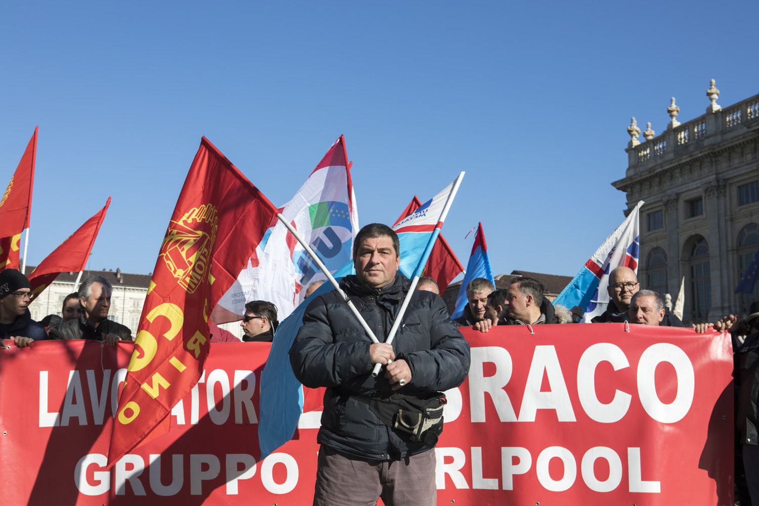 &nbsp;Embraco, proteste dei lavoratori a Torino