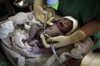 &nbsp;Un neonato in Sud Sudan
