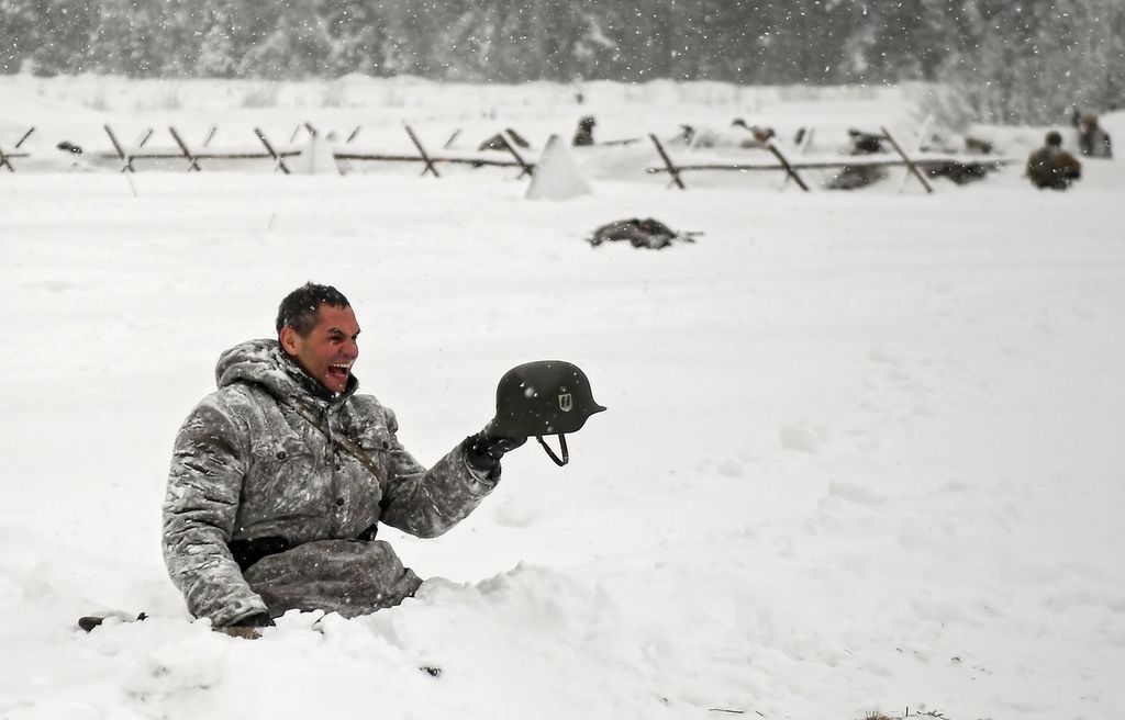 &nbsp;La ricostruzione di una battaglia tra Armata Rossa ed esercito nazista