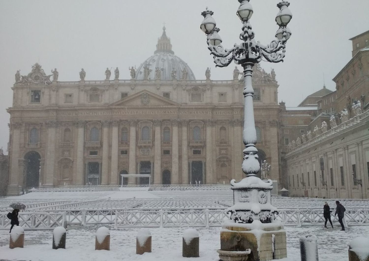 &nbsp;Neve a Roma - San Pietro