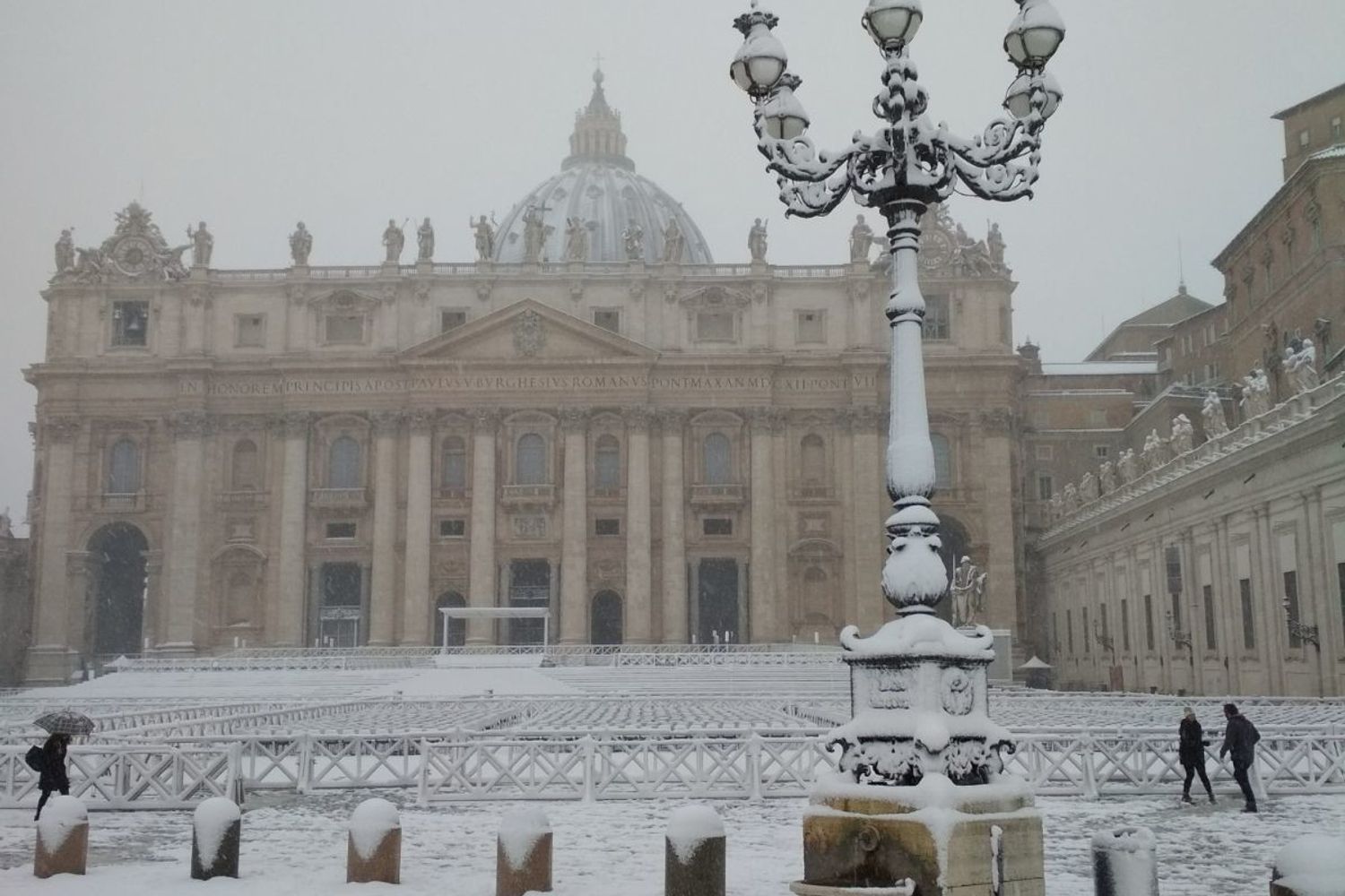 &nbsp;Neve a Roma - San Pietro