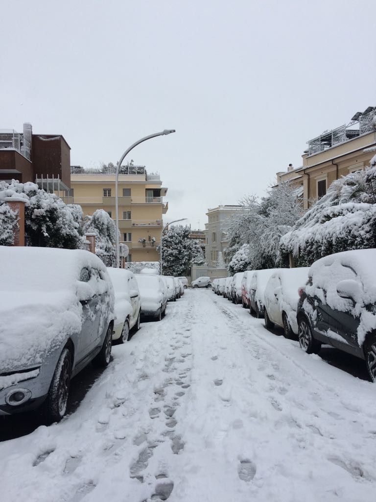 &nbsp; Roma sotto la neve (26 febbraio 2018)