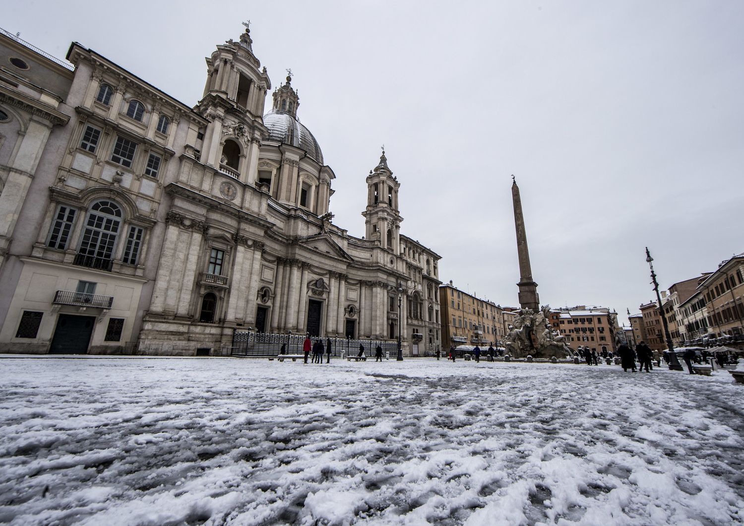 Neve a Roma - Piazza Navona