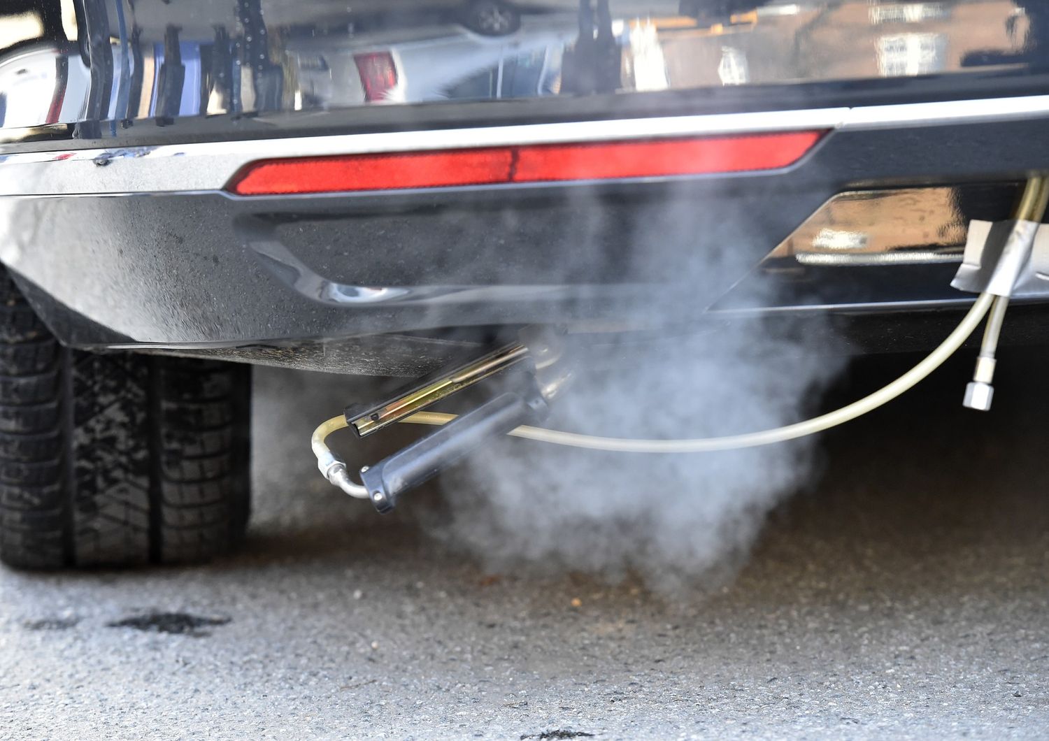 &nbsp;Un test sulle emissioni di una vettura diesel