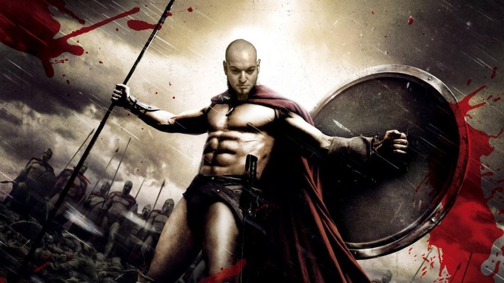 &nbsp;Luca Traini nei panni di Leonida